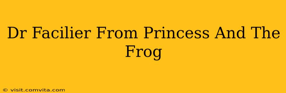 Dr Facilier From Princess And The Frog